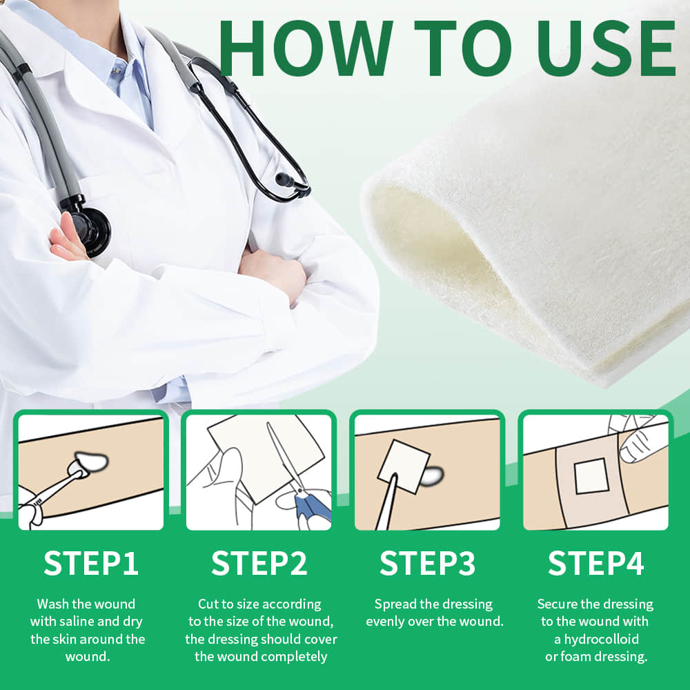 Calcium Alginate Wound Dressing